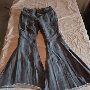 Rock & Roll Cowgirl Multicolor Flare Jeans